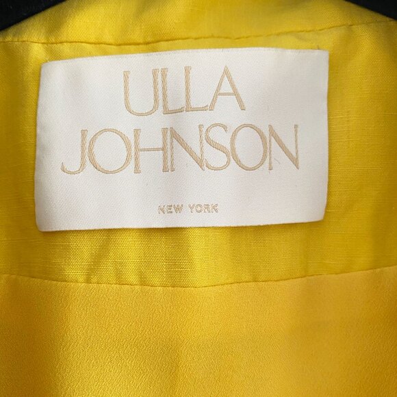 Ulla Johnson "Beatriz" Linen Vest in Yellow, size Small - Picture 6 of 10